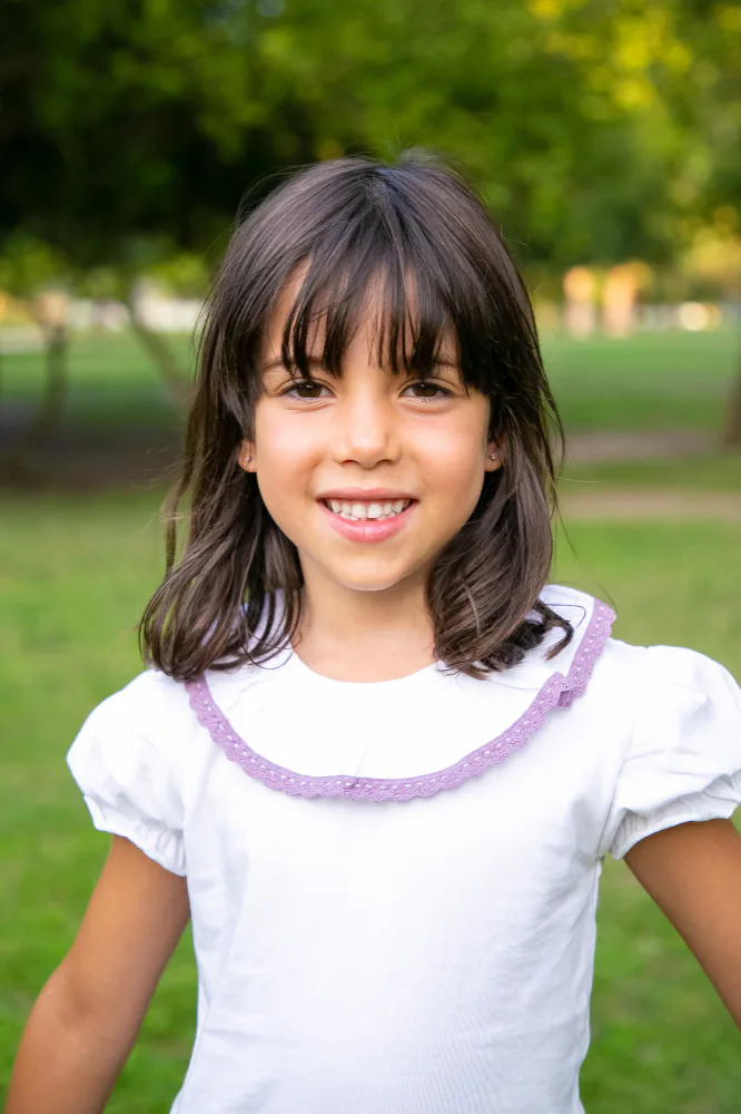 Young patient at an early orthodontic evaluation