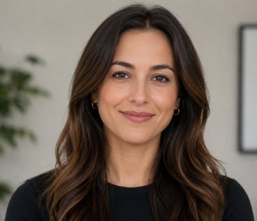 Adult orthodontic patient smiling
